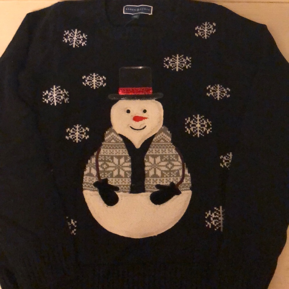 Karen Scott Christmas Sweater in Small